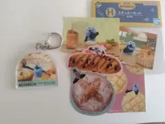 パペットスンスン　一番くじ アクリルキーホルダー ステッカーセット
