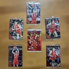 日本 バスケットボール 選手カード 6枚セット