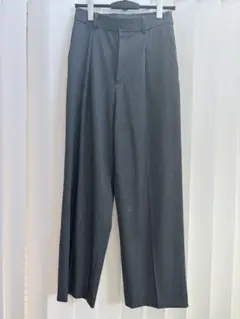 uniqloタックワイドパンツ