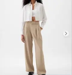 GAP ハイライズ　トラウザーパンツ