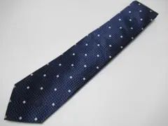 ブラックレーベルクレストブリッジ 新品！ドット柄ネクタイ 紺色のサムネイル