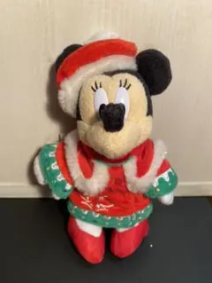 2011年 ディズニーランド クリスマス ミニーぬいぐるみバッチ