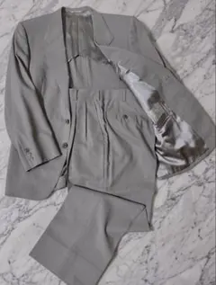 スーツ　セットアップ　高級　ミラショーン　milaschon　ジャケット　グレー