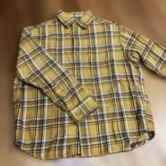 長袖チェックシャツ