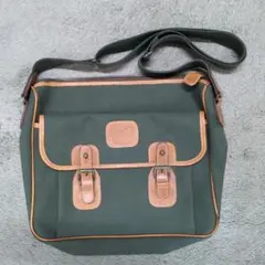 Burberrys ショルダーバッグ カーキ レザー キャンバス