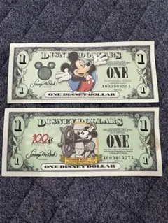 レア❣️ディズニードル 1ドル 5ドル 10ドル 9枚 24時間以内発送 送料込み Disney Dollars セット 1ドル 5ドル 10ドル Disney Dollars
