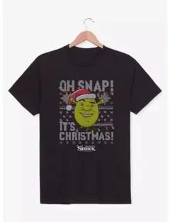 SHREK クリスマス Tシャツ ブラック L