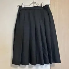 ダークネイビー プリーツスカート　須磨学園　冬制服スカート