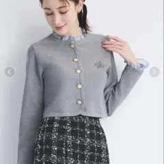 セルフォード フリルデタッチャブルカーディガン