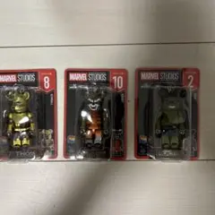 MARVEL STUDIOS ベアブリック 1番くじ　 3体　 2番8番10番