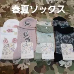 ４足組♪★綿混★ 春夏ソックス (23～25)