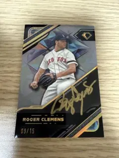ロジャー クレメンス 金ペン 直筆サイン 15枚限定 TOPPS レッドソックス