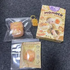 MOMOCO BAKERY BUDDIES スクイーズ キーホルダー セットねこ