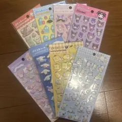 即日発送　匿名　ダイソー サンリオぷくっとシール 8枚セット