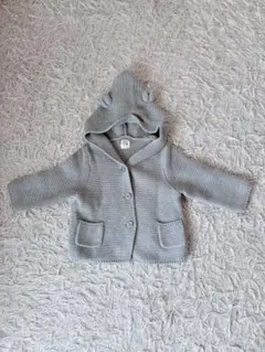 baby GAP フード付きジャケット 6-12ヶ月 グレー