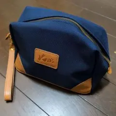 Kitamura KID's ネイビー ジッパーポーチ　小物入れ