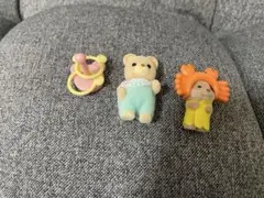 値下げ済み　シルバニアファミリー　くまの赤ちゃん　かにの赤ちゃん