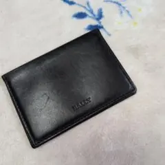 BALLY ブラック レザー 名刺入れ - メルカリ
