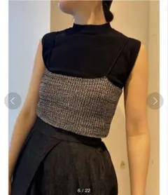 LAGUNAMOON ビスチェセットニットプルオーバー