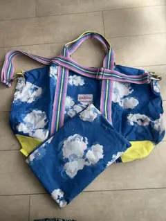 Cath Kidston 折りたたみバッグ 雲柄のサムネイル
