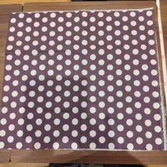 水玉模様の綿麻生地４色110×50
