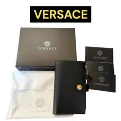 VERSACE /ヴェルサーチ/二つ折り財布/財布/ブラック