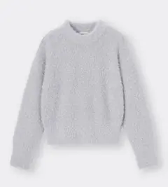 GU シャイニークルーネックセーター