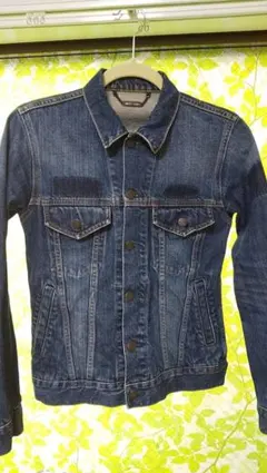 デニムジャケット　青