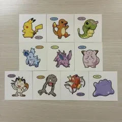 ポケモンパンシール　デコキャラシール