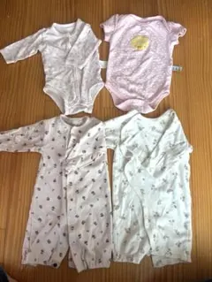 新生児服まとめ売り　ミキハウス、プティマイン、バニーズバイザベイ