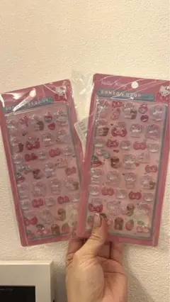 ハローキティ うるちゅる キャラクターシール 2シートセット
