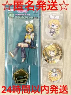 フリューくじ　初音ミク　ぬーどるストッパーフィギュア　鏡音リン　3種セット