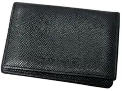 ブルガリ カードケース 名刺入れ レザー ブラック 中古美品！(57105)のサムネイル