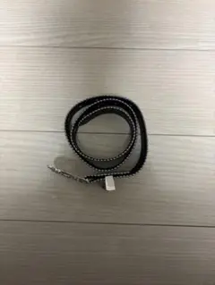 グレー レザー ベルト シンプルデザイン