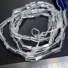 サービス品＊水晶＊レクタングル＊約34cm×2本セット＊r6