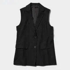 ロングジレ 黒