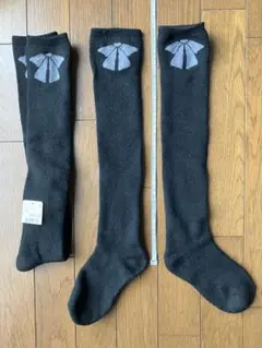 ニーハイ ソックス 2足組 22~25cm