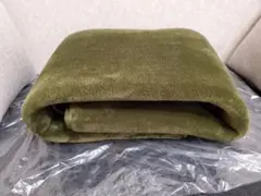 ラグ マット ホリデープラス 95×140 フォレストカーキ深緑 　低反発洗える