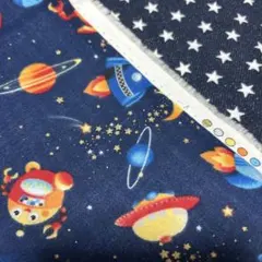 WK1110. 宇宙柄・星柄　2枚