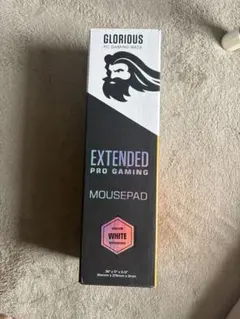 GLORIOUS Extended マウスパッド ホワイト