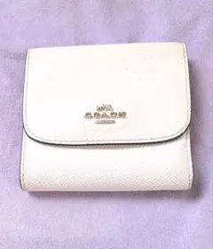 COACH コーチ ファイブ リング キー ケース チョーク ホワイト - メルカリ