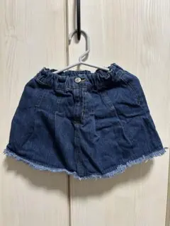 デニムキュロットスカート 100cmのサムネイル