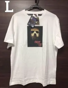 未使用タグ付 映画 13日の金曜日 Tシャツ ジェイソン ホラー Lのサムネイル