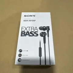 ソニー イヤホン 重低音モデル MDR-XB75AP ブラック 新品未使用