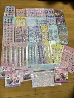 【ボンドロ含む49点まとめ売り】サンリオシール類まとめ売り※1.2枚目が全体写真