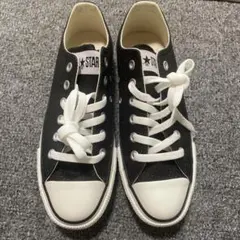 【新品未使用】コンバース　オールスター　ブラック　ラメ入り　24cm