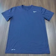 Nike DRI-FIT ダークブルー Tシャツ