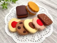 フェルトおままごと　フェルトクッキー⑥