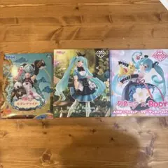 初音ミク　モダンチャイナ、アリス、ロディ フィギュア3種セット