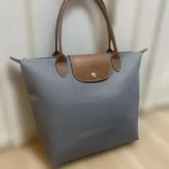 LONGCHAMP ルプリアージュ L トートバッグ グレー 軽量 大容量 - メルカリ